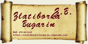 Zlatiborka Bugarin vizit kartica